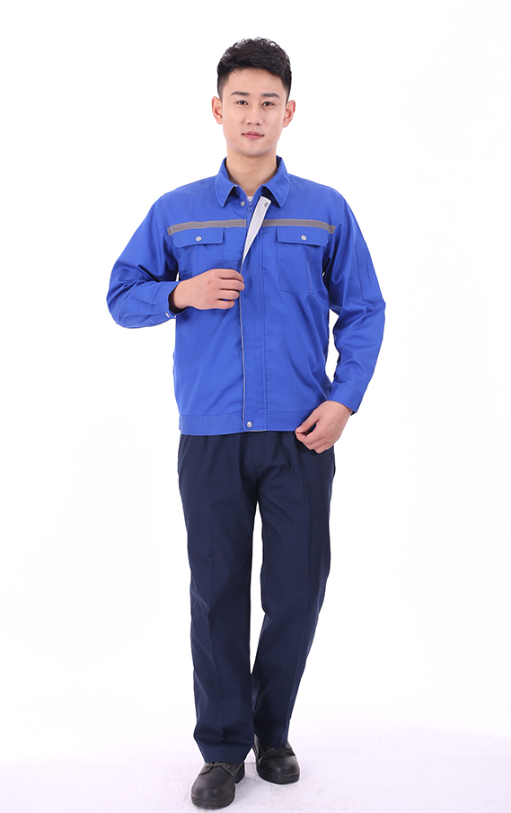 揚(yáng)州春秋長袖勞保工作服套裝工廠男士工人工裝工地勞保服汽修廠服